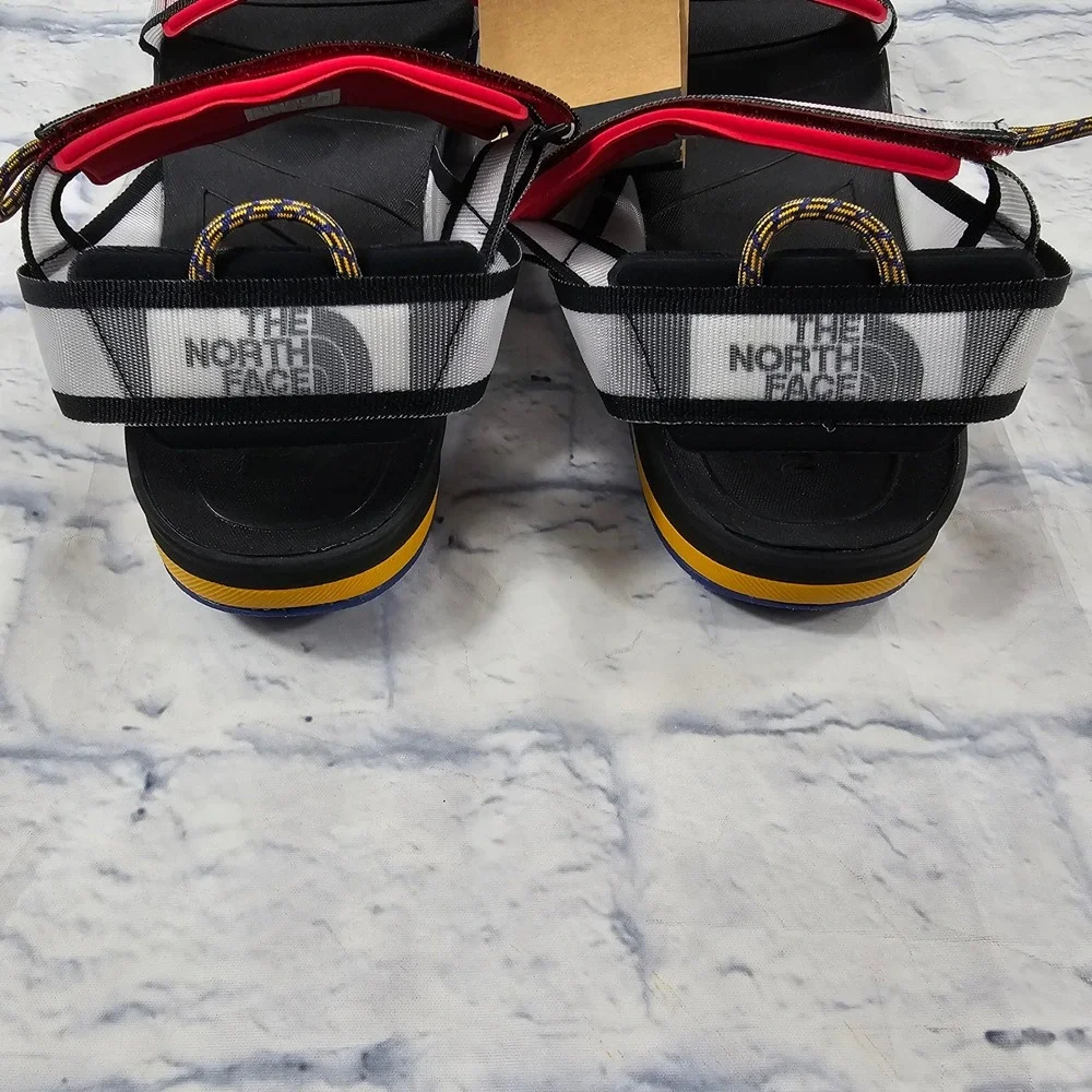 The North Face Skeena Sandals Mens 12 Pink Black Blue Strappy Hiking Gorpcore